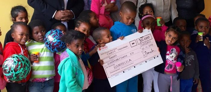 Spendenscheck Südafrika Brunke