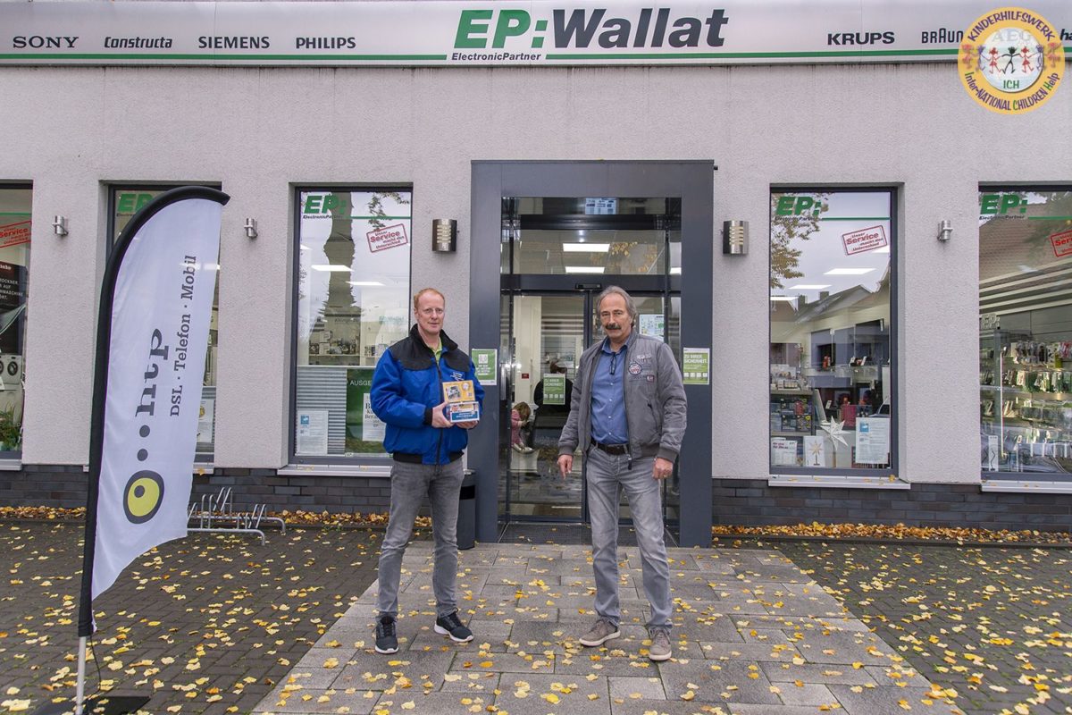 Manfred Wallat Elektro GmbH aus Schladen beteiligt sich an der Spendenaktion für das Kinderhilfswerk ICH e.V.