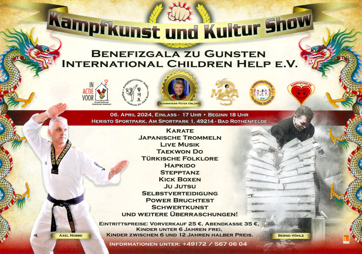 Benefizgala Kampfkunst Axel Nobbe