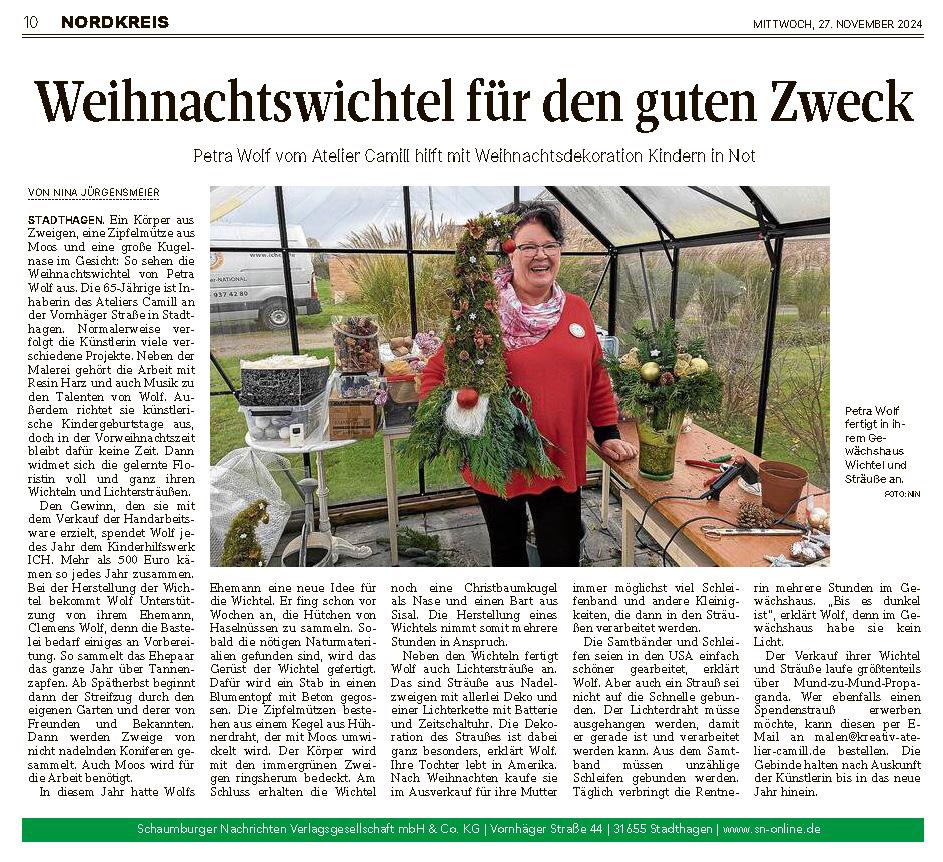 Weihnachtswichtel SN Petra Wolf