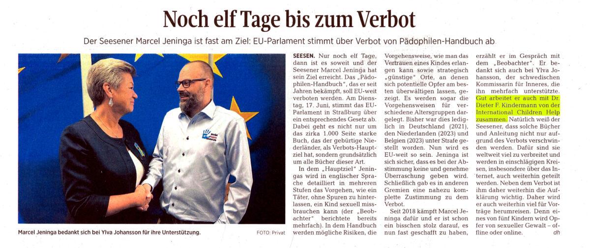 Kampf gegen Kindesmissbrauch