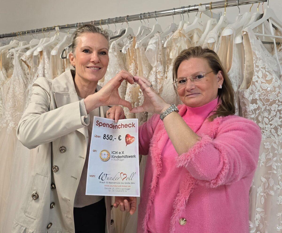 PinkWeek bei Wundervoll Braut Hannover – 850 Euro für Kinder und klare Haltung gegen Mobbing